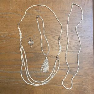 Maria Nicola Howlite bundle with silver connectors